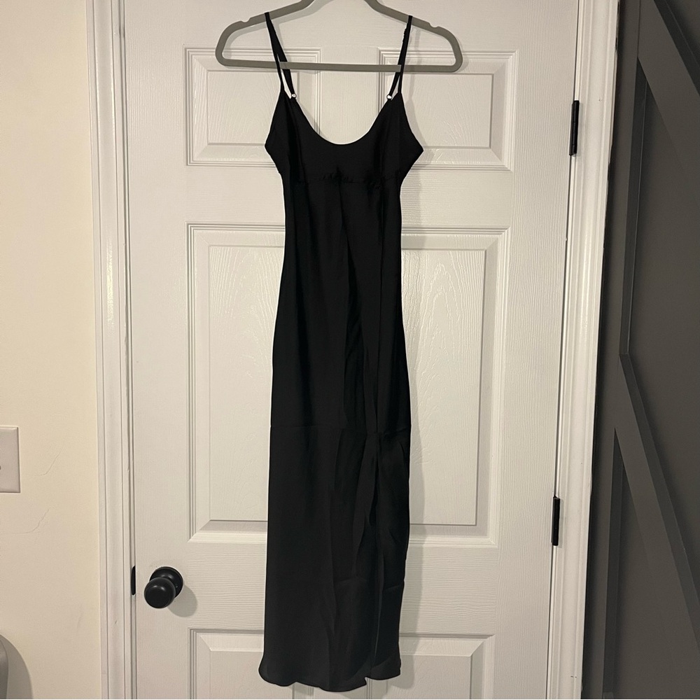 Free People Black Slip Dress
